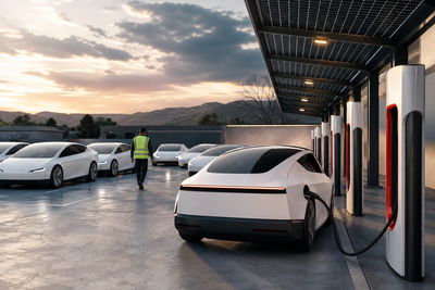 Tesla Cybercab Charging Logistics: What New Footage Shows