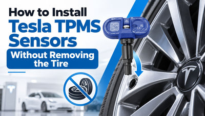 How to Install Tesla TPMS Sensors Without Removing the Tire