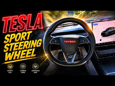 Tesery Model 3 Highland Carbon Fiber Steering Wheel Guide