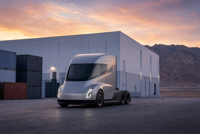 Reports Say Tesla Semi Enters Volume Production; Stock Falls
