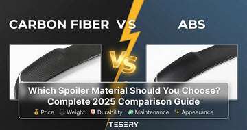 Carbon Fiber vs ABS Spoilers: Which Should You Choose? - Tesery Official Store