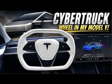 Tesery Cybertruck Steering Wheel: Model Y/3 Install Guide
