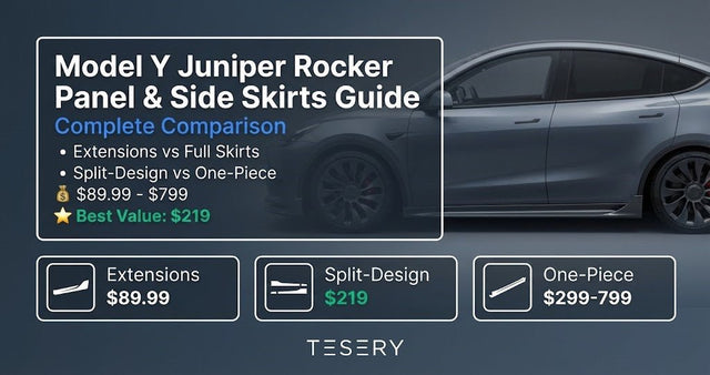 Model Y Juniper Rocker Panel & Side Skirts Guide: Complete Comparison