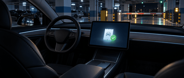 Reports: Tesla and Alipay Partner for In-Car Parking Payments in China