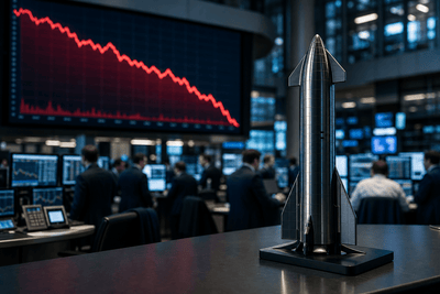 SpaceX Stock Falls 3% as Reports Cite 1,000-Launch Order