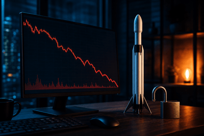 SpaceX Stock Reported Below IPO Price as Insider Shares Unlock