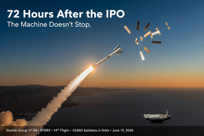 SpaceX's First Launch After Its Historic IPO: Falcon 9 Delivers 24 Starlink V2 Mini Satellites, Constellation Hits 10,660