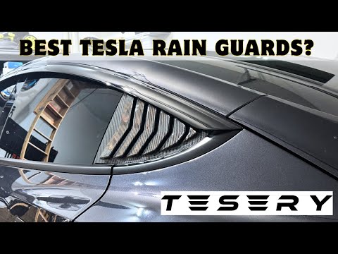Tesery Model 3 Rain Guards: The Ultimate All-Weather Upgrade