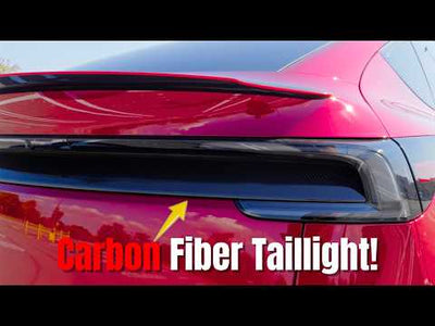Tesery Real Carbon Fiber Side Camera Covers: Model 3/Y Upgrade