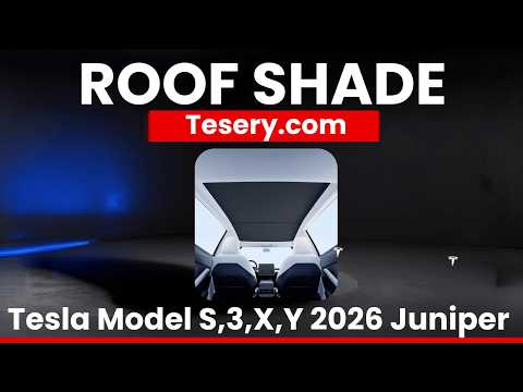 Tesery Tesla Glass Roof Shade Review & Install Guide