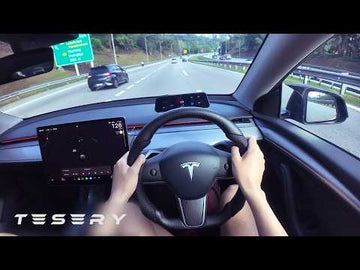 Tesery Tesla Model Y Carbon Fiber Steering Wheel Upgrade - Tesery Official Store