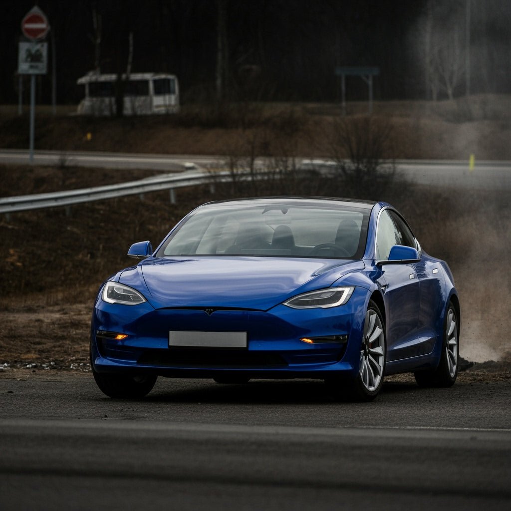 Tesla Driver Walks Away from Major Accident with Minor Injuries - Tesery Official Store