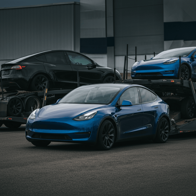 Tesla Model Y L Extended Wheelbase Spotted on Transport Trucks in Australia
