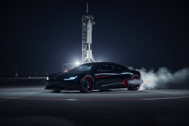 Tesla Roadster Delayed Again. This Time, the Excuse Is Pure Tesla: "The Rocket Thrusters Aren't Ready"