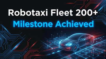 Tesla Robotaxi Fleet Surpasses 200 Vehicle Milestone, Addressing Key User Availability Complaints - Tesery Official Store