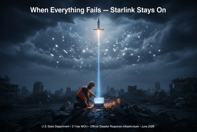 The U.S. State Department Just Made Starlink Its Official Disaster Response Tool. Here's What That Means.