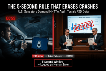 U.S. Senators Demand NHTSA Audit Tesla's FSD Data. The "5-Second Window" That Erases Crashes Explained. - Tesery Official Store