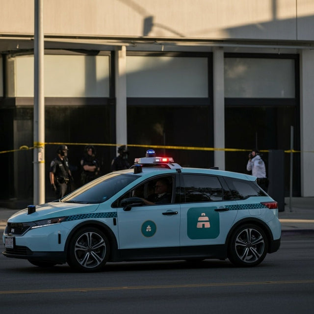 Waymo 무인 택시가 직접 LAPD 대치 현장으로 진입하다