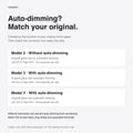 Select a Tesla Model 3 mirror with or without auto-dimming, or Model Y with auto-dimming, then match the connector and choose left or right.