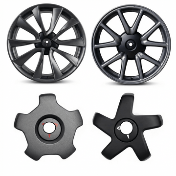 18" & 19” Hub Center Caps for Model 3 (2017 - 2023) | Quick - Snap & Tool - Free - Tesery Official Store
