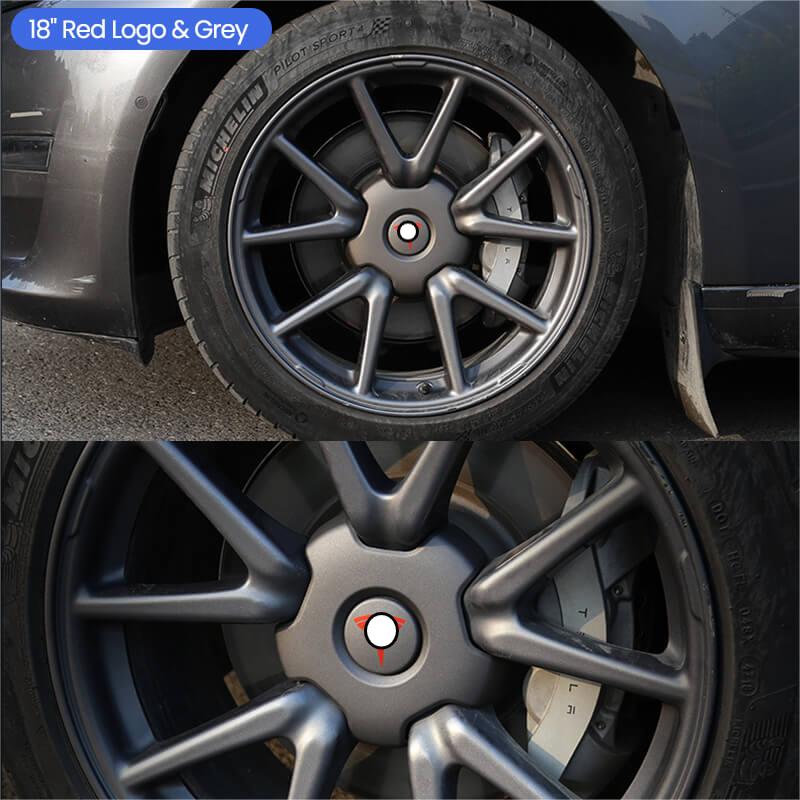 18" & 19” Hub Center Caps for Model 3 (2017 - 2023) | Quick - Snap & Tool - Free - Tesery Official Store