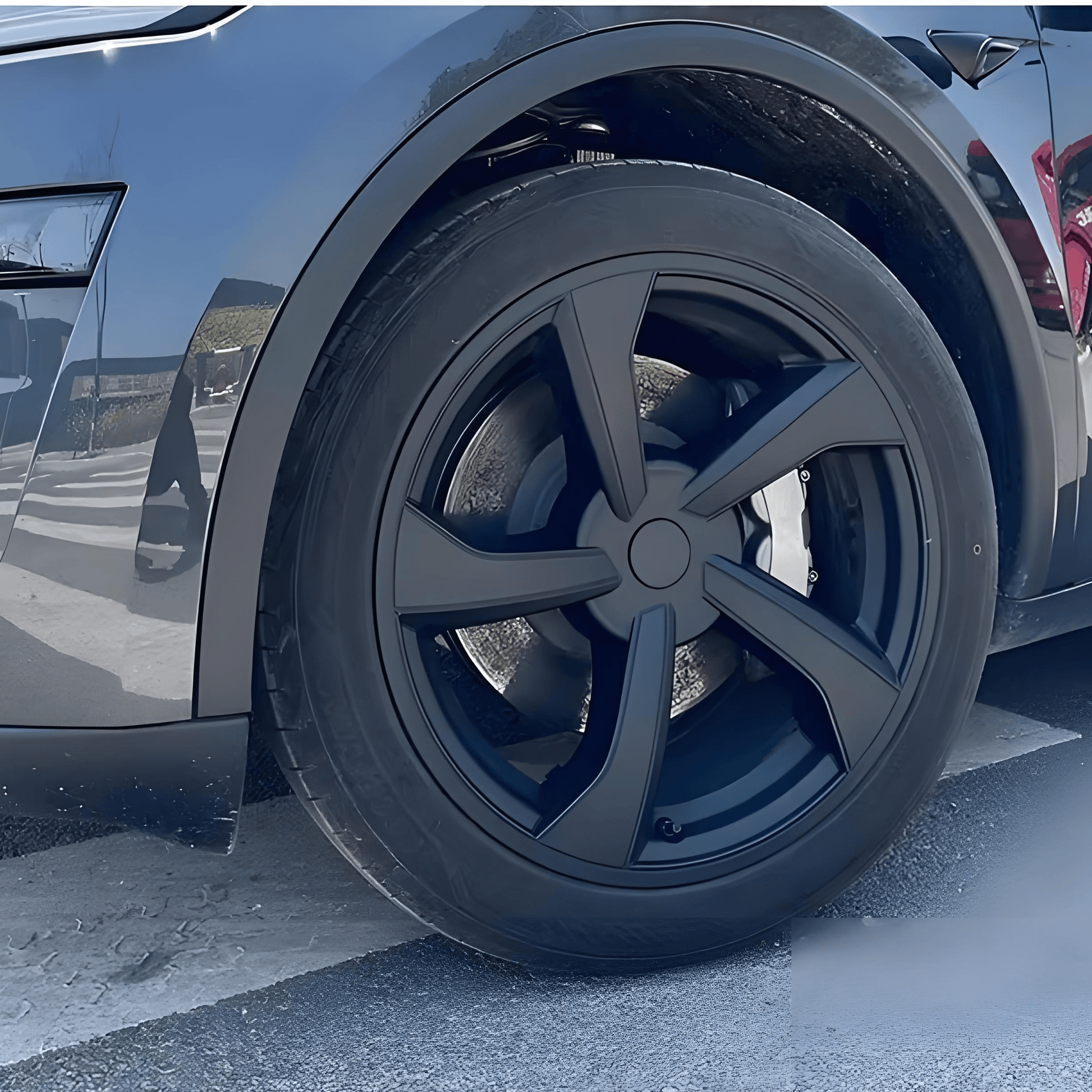 19″ Crossflow Wheel Covers for Tesla Model Y Juniper (4PCS) - Tesery Official Store