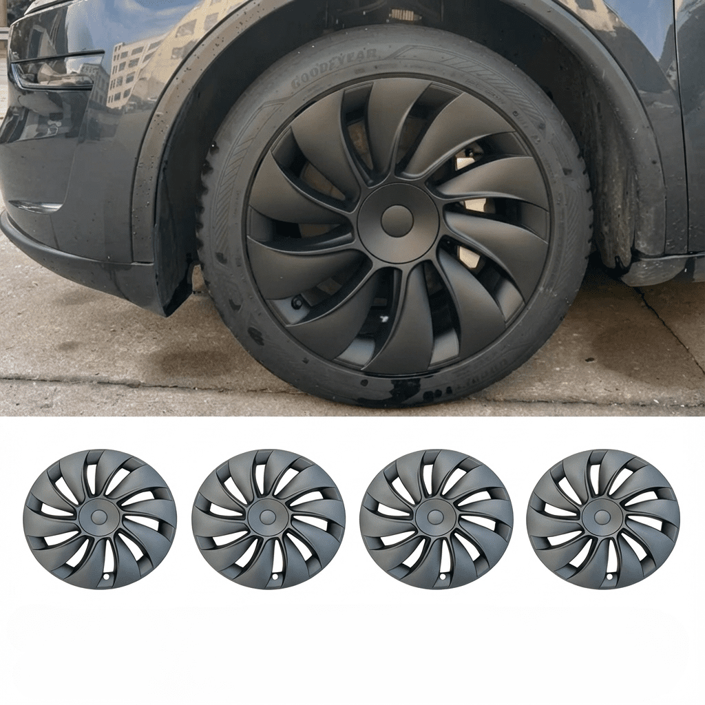 19 - inch Cyclone Wheel Covers for Tesla Model Y Juniper 2025+ (Set of 4) - Tesery Official Store