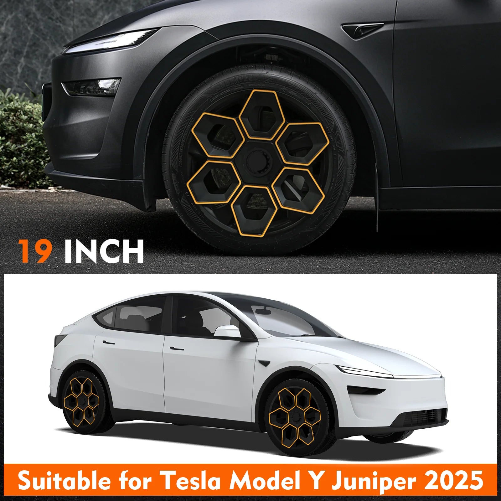 19" Wheel Covers for 2025 Tesla Model Y Juniper | Center - Lock - Tesery Official Store
