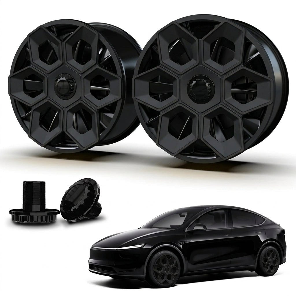 19" Hexa Honeycomb Wheel Covers for Tesla Model Y – Set of 4 | Tesery Official Store