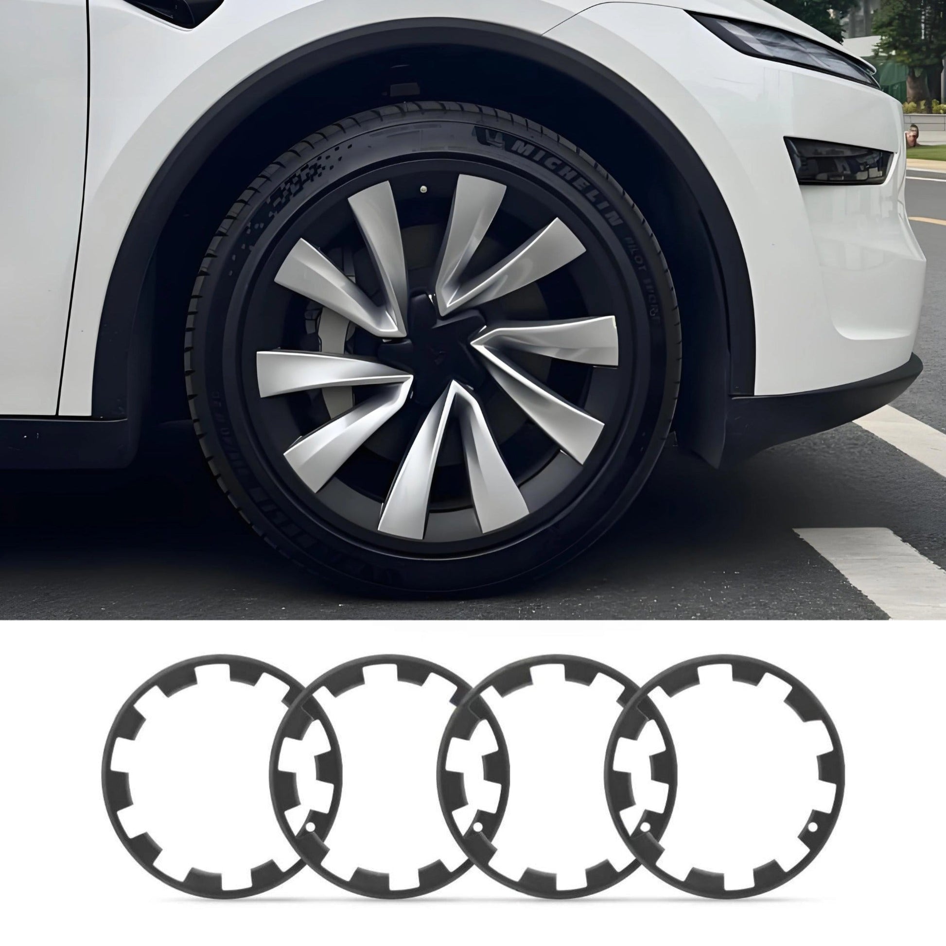 20″ Wheel Rim Protectors for Tesla Model Y Juniper (4PCS) - Tesery Official Store