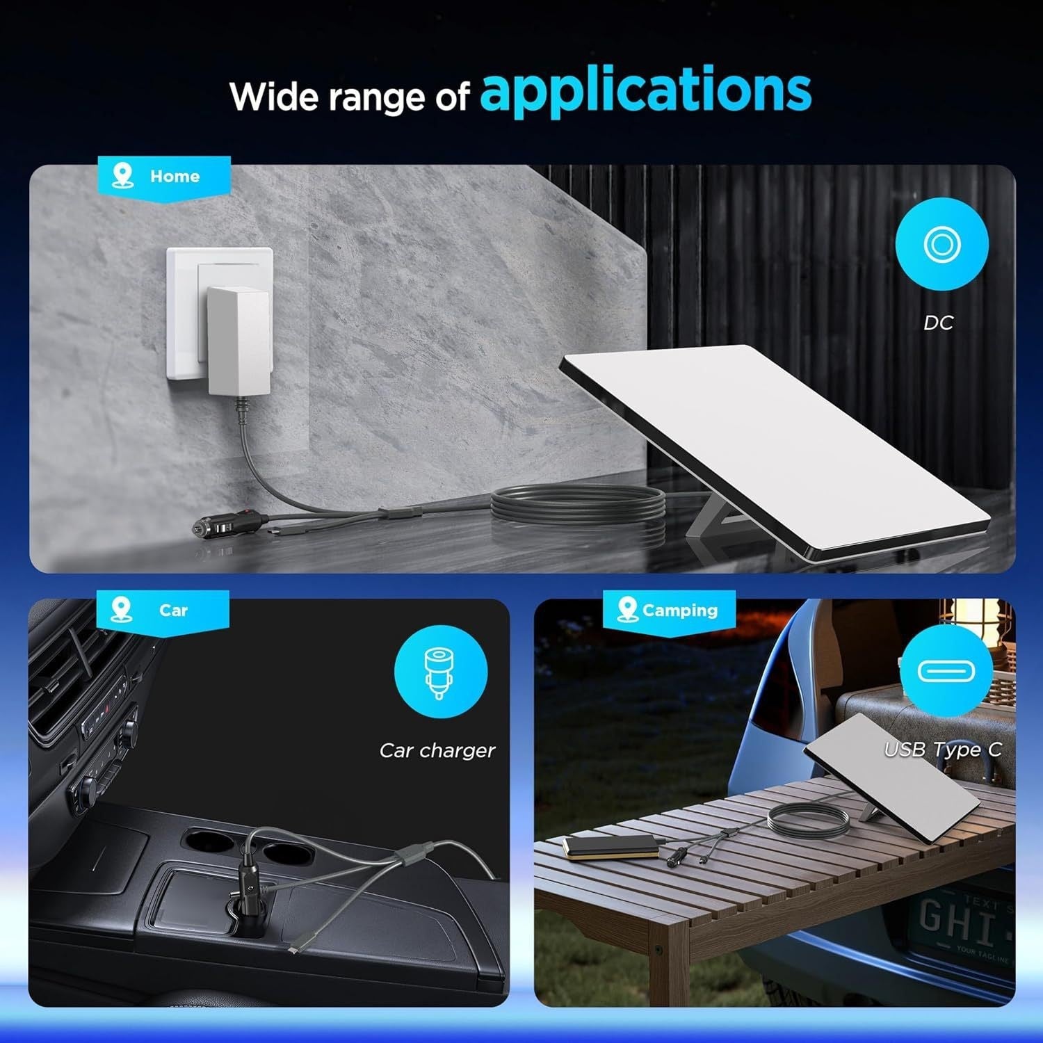 3 - in - 1 Car Charging Power Cable for Starlink Mini - Tesery Official Store