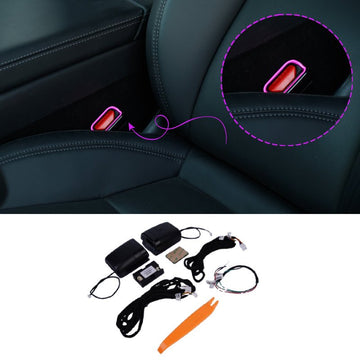 64 - Color RGB Seat Belt Buckle Ambient Light Kit for Tesla Model 3 Highland & Model Y Juniper - Tesery Official Store