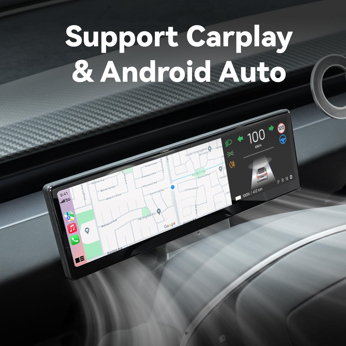 8.8 Inch Touch Screen Instrument Cluster Dashboard Display for Model 3 / Y - Tesery Official Store