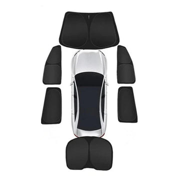 테슬라 모델 S용 6개 세트 창문 햇빛 가리개 커버