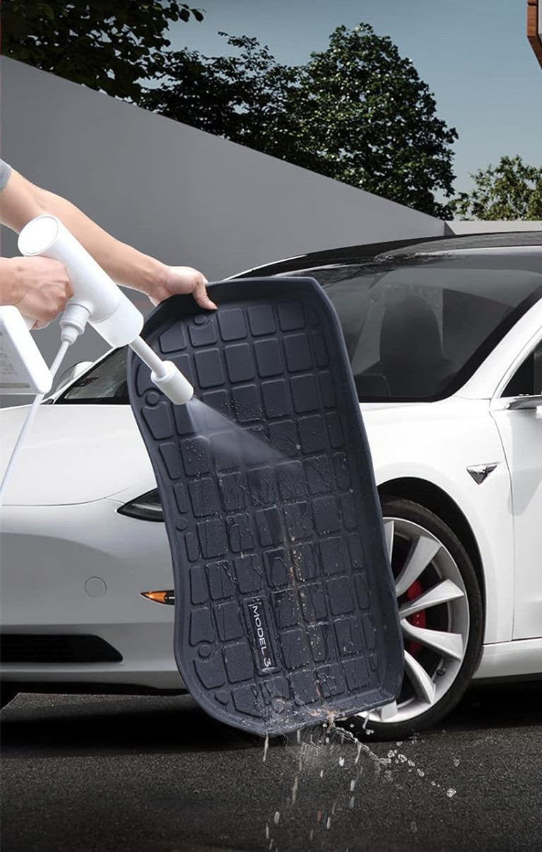 All Weather TPE Front Rear Trunk Mat for Tesla Model 3