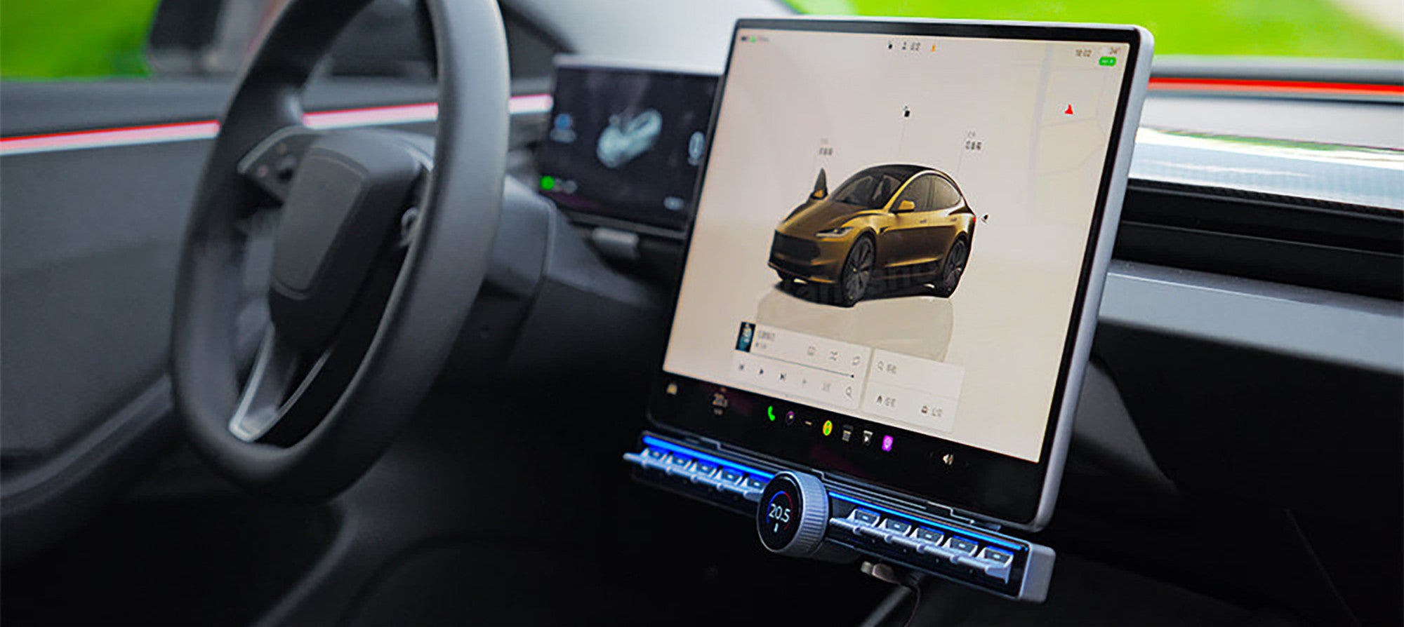 Tesla Model 3 Highland/Y Physical Buttons | Haptic Climate Control - Tesery