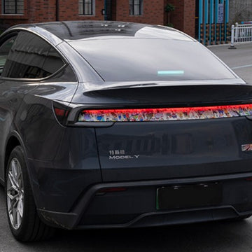 FSD 실시간 파란빛 자동조종 신호 테슬라 모델 Y 주니퍼