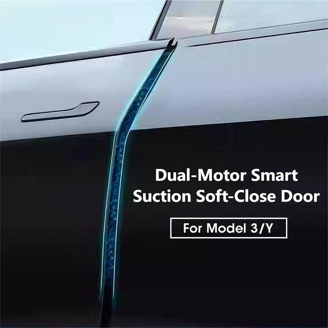 Integrated Dual-Motor Suction Soft-Close Door System for Tesla Model 3/Y