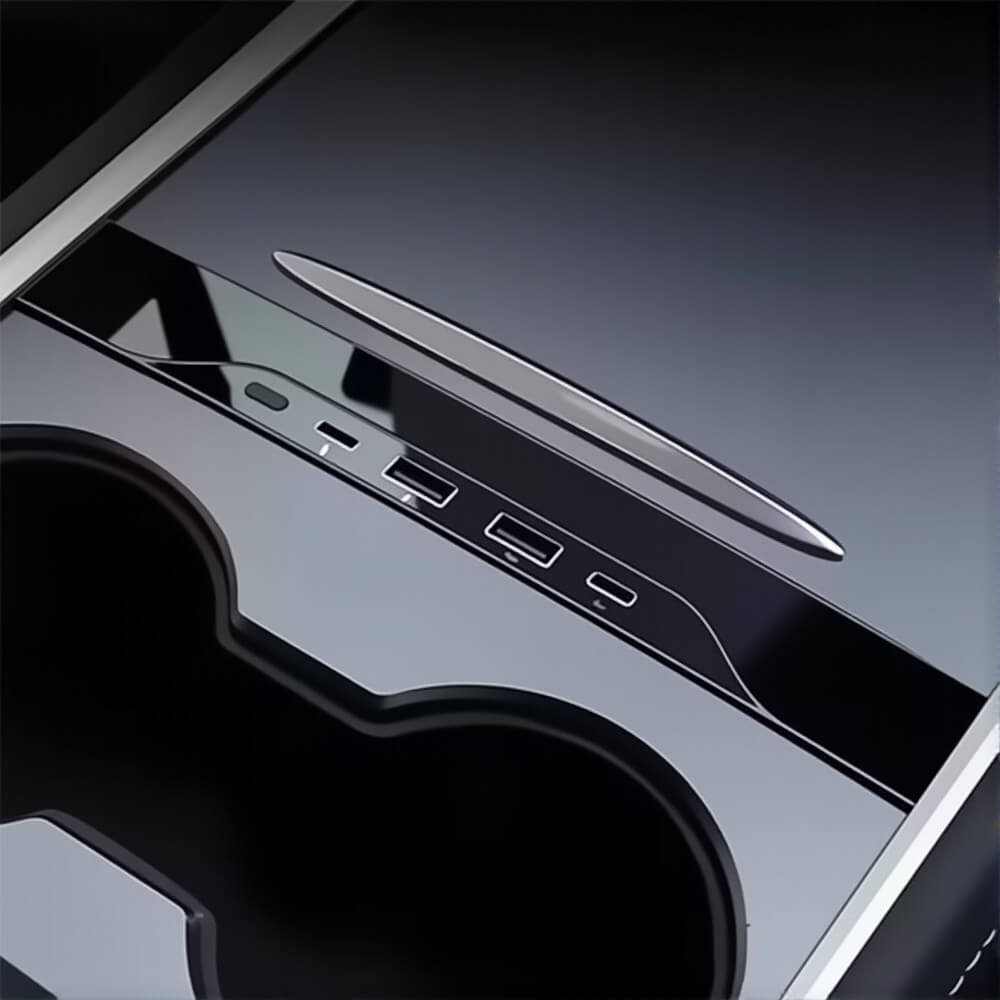 Tesla Model 3/Y Center Console USB Hub with Ambient Lighting