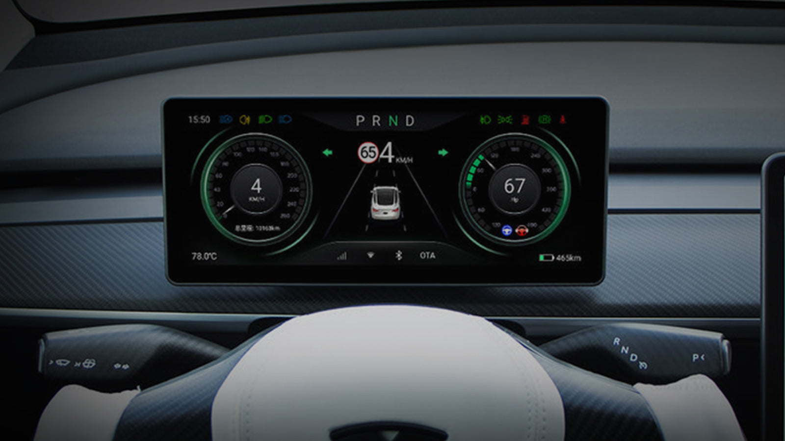 TESERY 10.25‘’ Android 4G Tesla Model 3 / Y Display LCD Instrument Dashboard Screen