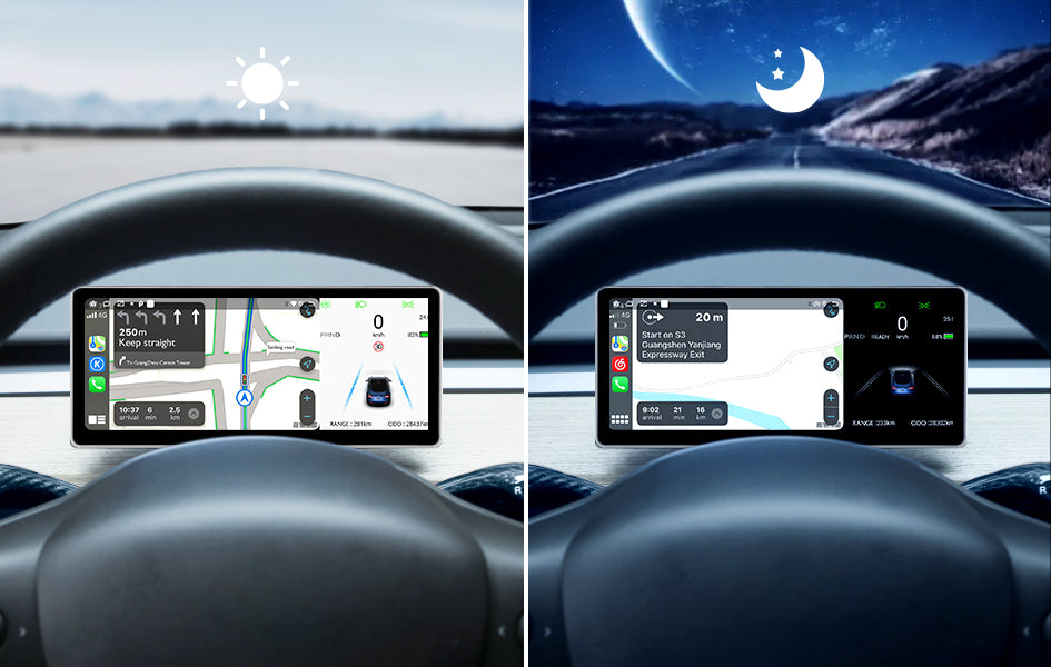 TESERY 10.25‘’ Android 4G Tesla Model 3 / Y Display LCD Instrument Dashboard Screen