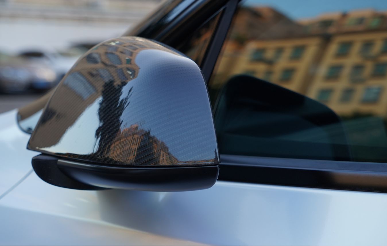 TESERY Carbon Fiber Side Mirror Cover for Model Y/3 Highland