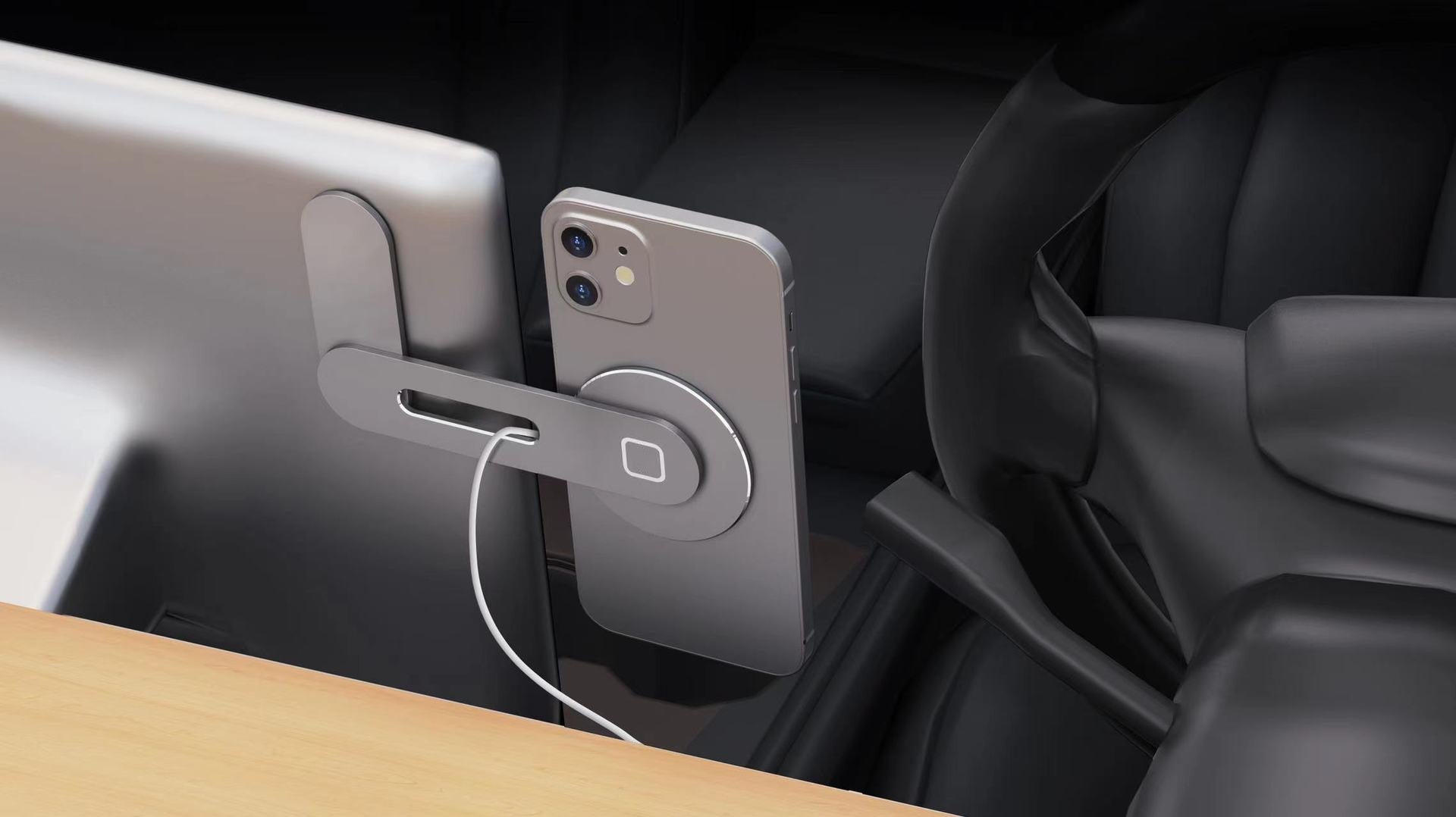 Tesla MagSafe Phone Mount | Model 3/Y/S/X | Wireless Charging - Tesery