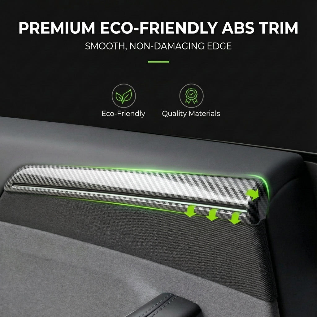 ABS Interior Door Panel Upper Trim Covers (4Pcs) for Tesla Model Y Juniper - Tesery Official Store