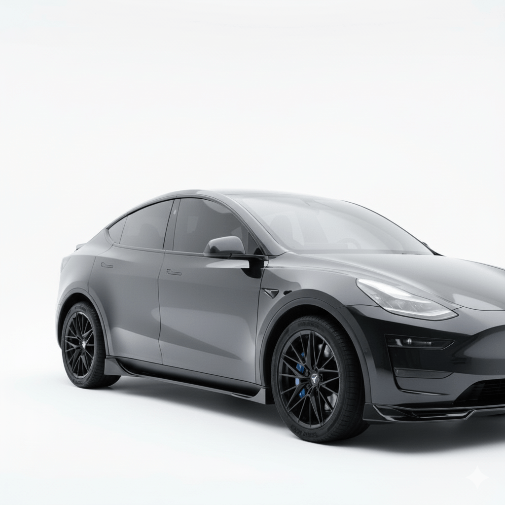 ABS Side Skirts Split Design for Tesla Model Y Juniper | Tesery - Tesery Official Store