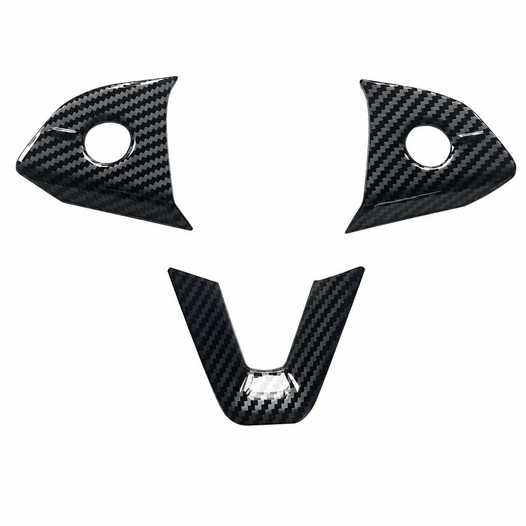 ABS Steering Wheel Button & V - Shape Trim Cover for Model Y Juniper | Tesery - Tesery Official Store