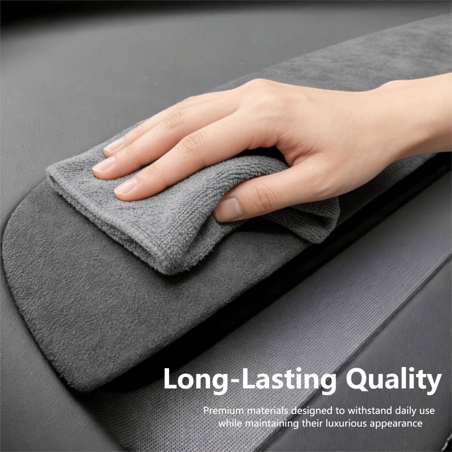 Alcantara Dashboard Replacement for Tesla Model Y Juniper / Model 3 Highland | Premium Matte Finish - Tesery Official Store
