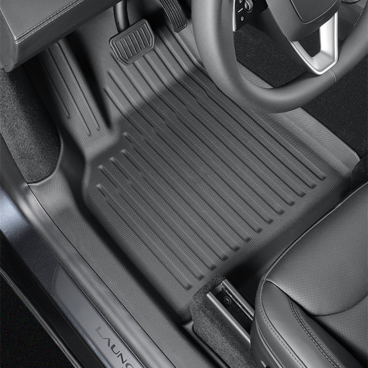 All Weather TPE Floor Mats with Door Sill Protector for Model Y Juniper - Tesery Official Store