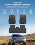 All Weather/Season TPE Floor Mats for Model Y Juniper - Tesery Official Store