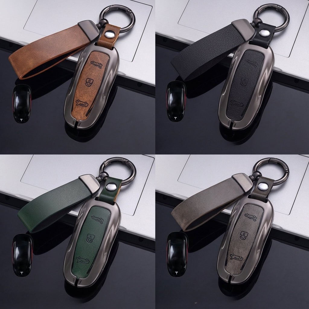 Alloy Key Fob Cover for Tesla Model 3 / Y / S / X – All - Cover Protection - Tesery Official Store